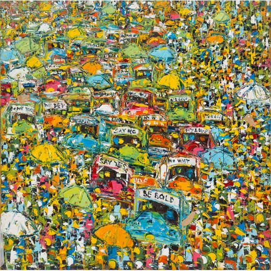 Ablade Glover, Trotro Station, 2019,  AG179