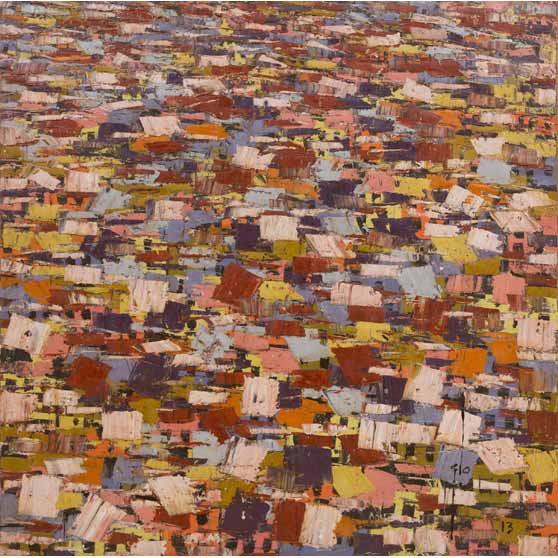 Ablade Glover, Townscape, 2013,  AG188
