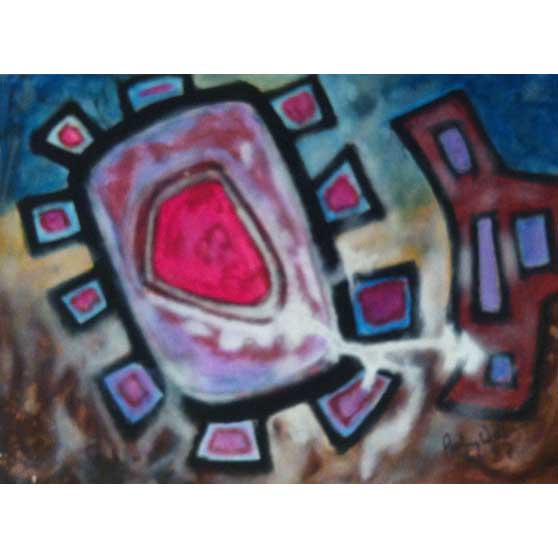Aubrey Williams, Tribe Sign, 1987 AWE423