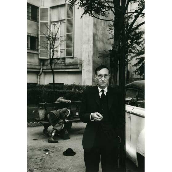 Brion Gysin, William Burroughs near the Beat Hotel, Paris (Naked Lunch Launch series, Paris, October 1959), 1959 BGBM02