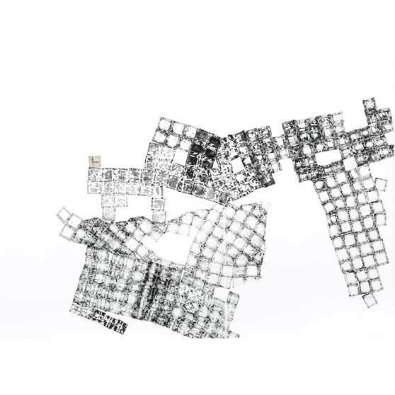 El Anatsui, Untitled (from the Sculpture Print Series), 2016, EA069