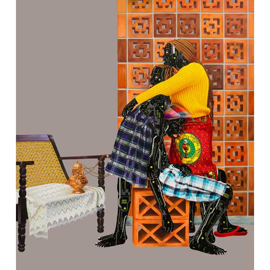 Eddy Kamuanga Ilunga, Profondeur d&#039;identité 2 (Deeper into Identity 2), 2021 EI121