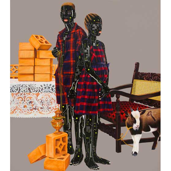 Eddy Kamuanga Ilunga, Profondeur d&#039;identité (Deeper into Identity), 2021 EI124