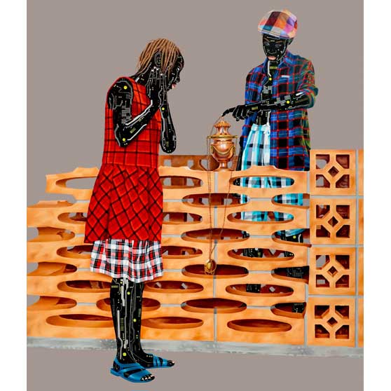 Eddy Kamuanga Ilunga, Profondeur d&#039;identité 3 (Deeper into Identity 3), 2021 EI127