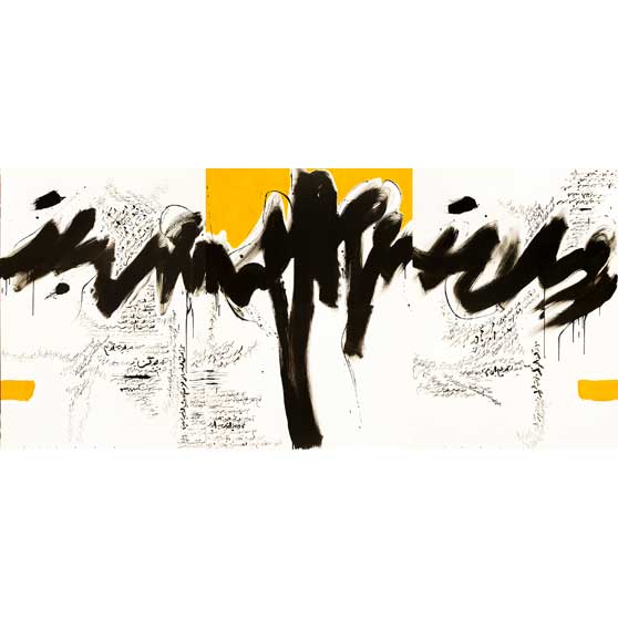 Golnaz Fathi, Untitled (42) (triptych), 2017,  GF042