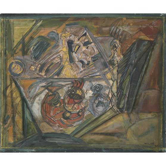 Gerald Wilde, The Vault/Abstract, 1951,  GW33
