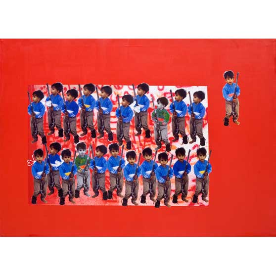 Laila Shawa, Boy Soldiers, 2007,  LS75