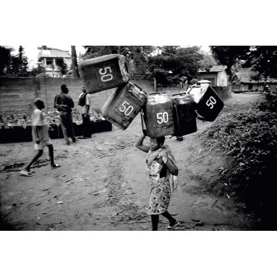Romuald Hazoumè, Croissant de lune, from the series &#039;Kpayoland&#039;, 2004,  RH151