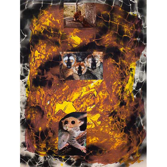 William S. Burroughs, The Prison Scribe, c. 1990,  WSB090