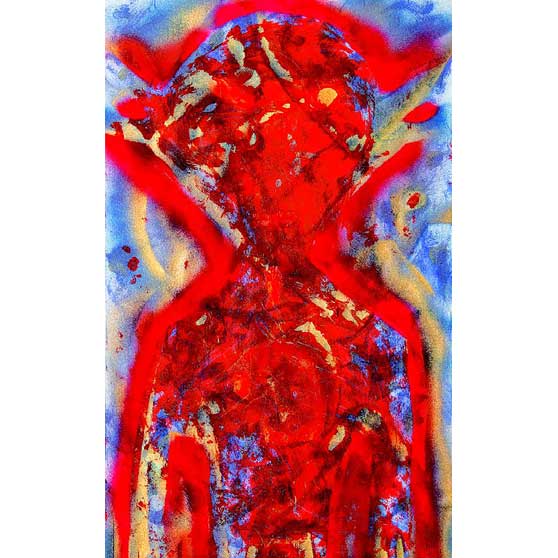 William S. Burroughs, The Melting Red Disease, 1988,  WSB152