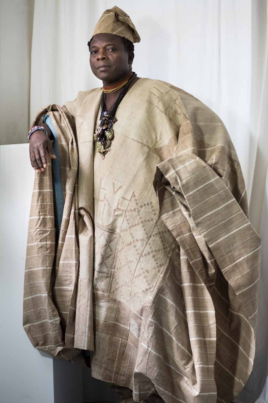 Romuald Hazoumè. Photo: © Jonathan Greet, 2017.