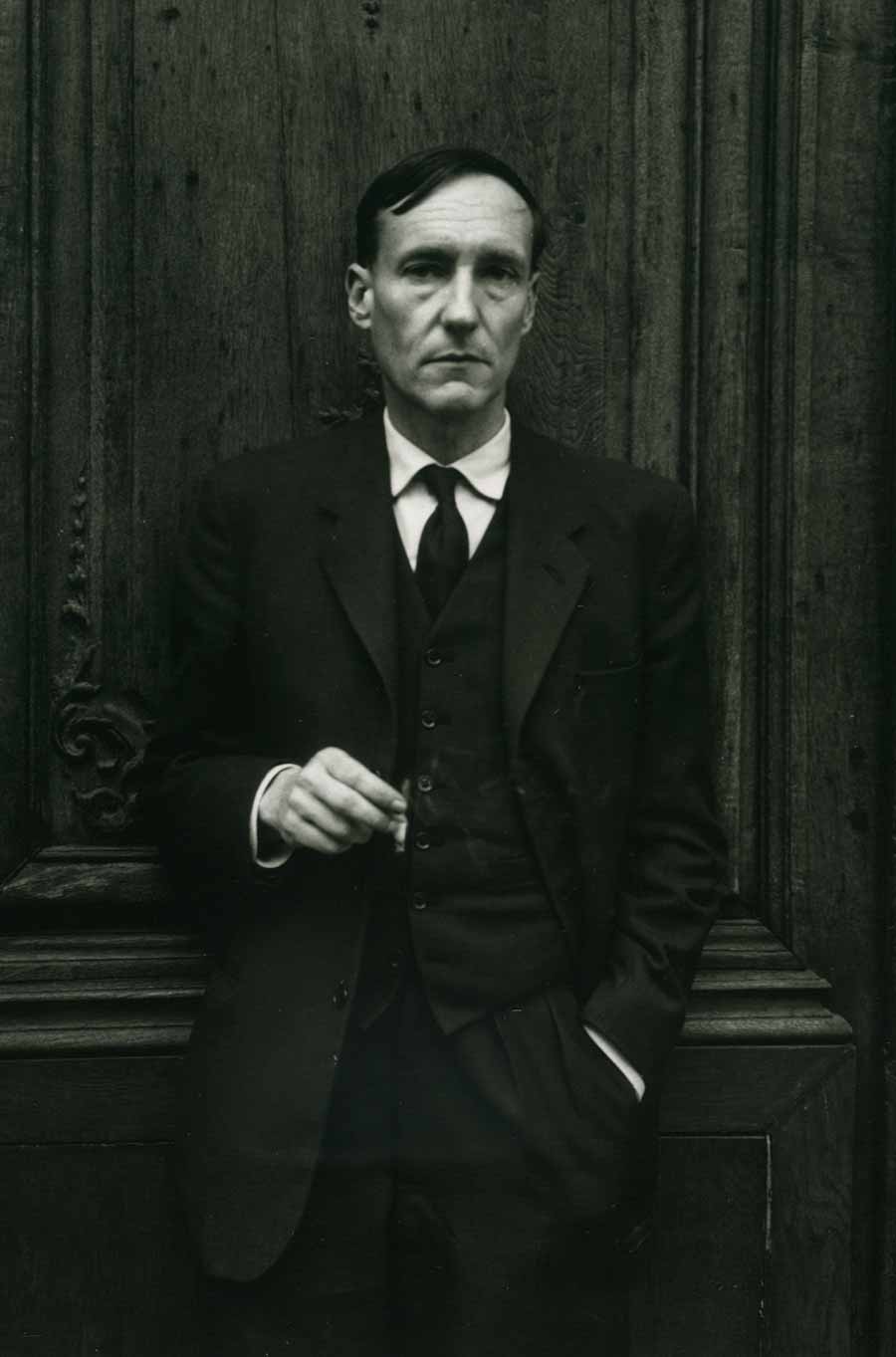 William Burroughs at the Institut Française (Naked Lunch Launch series, Paris), 1959 Photo: © Brion Gysin.