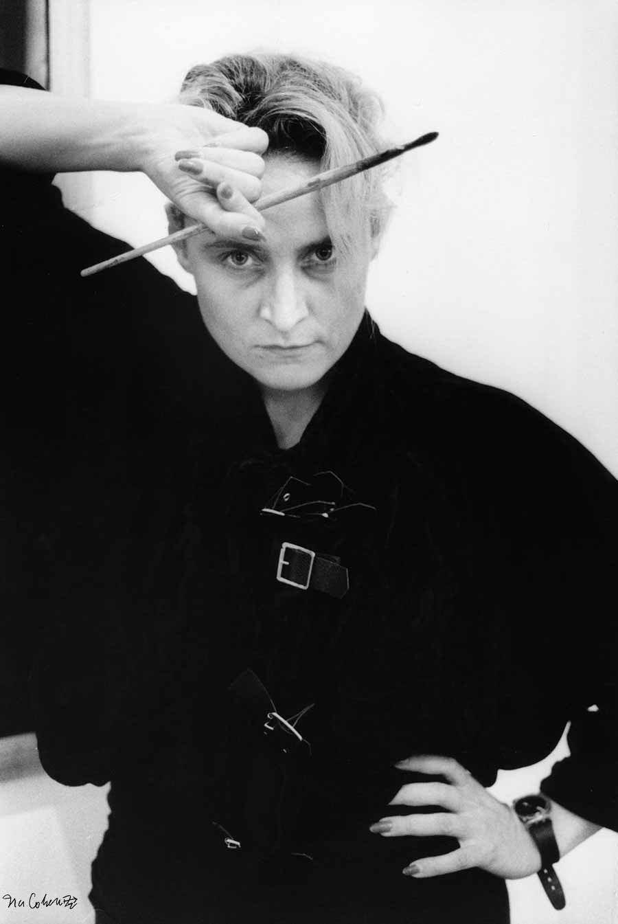 Elisabeth Lalouschek. Photo: © Ira Cohen, 1989.
