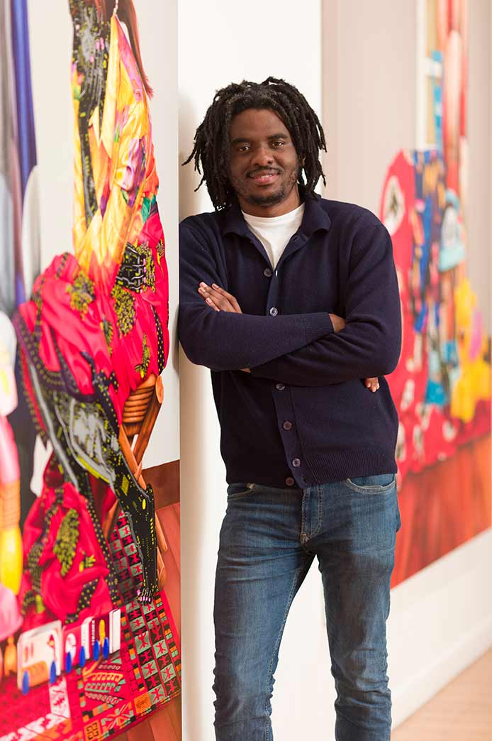 Eddy Kamuanga Ilunga. Photo: © Jonathan Greet, 2024. Eddy Kamuanga Ilunga. Photo: © Jonathan Greet, 2024.