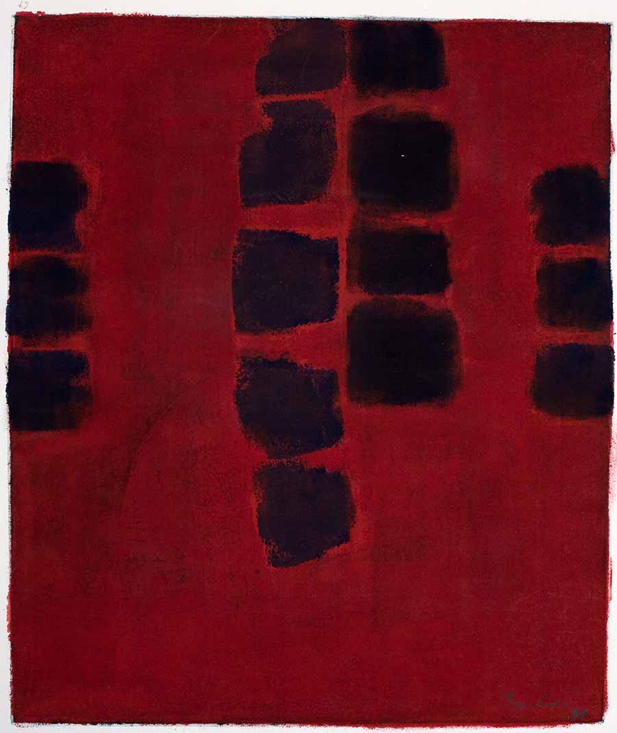 Kenji Yoshida, Untitled, 1967. Oil on paper, 65 x 50 cmm. Kenji Yoshida, Untitled, 1967. Oil on paper, 65 x 50 cmm.