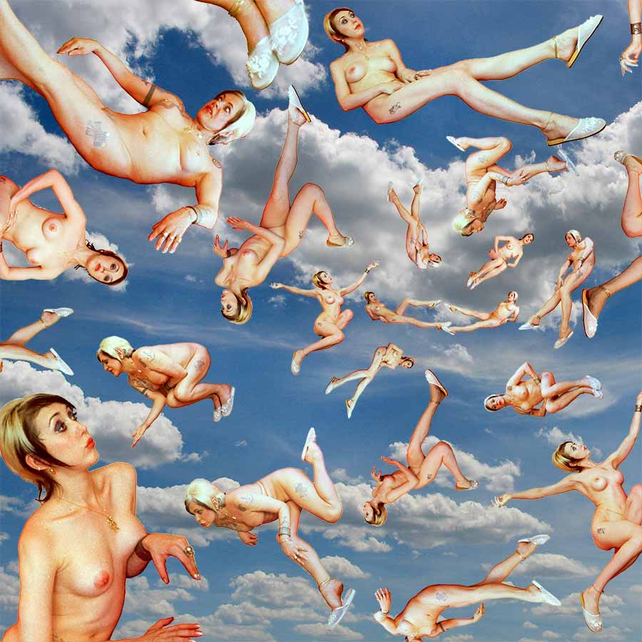 Genesis Breyer P-Orridge, Snoflakes DNA (Clouds), 2008. C-print mounted on Plexiglas, 77 x 97cm, AP2. Courtesy of Genesis Breyer P-Orridge and Invisible Exports