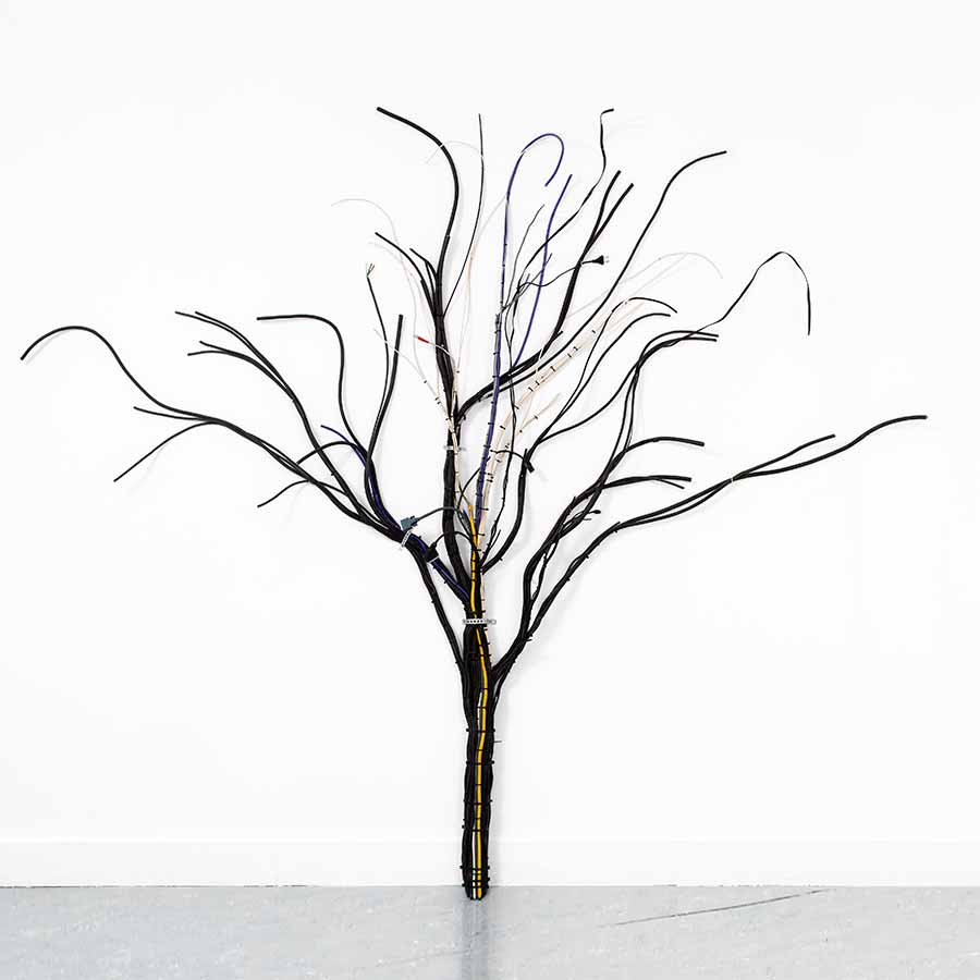 <strong>Remy Jungerman</strong>, <em>Small Comm-Tree</em>, 2008.
Mixed media installation, 260 x 210 cm, edition of 6.