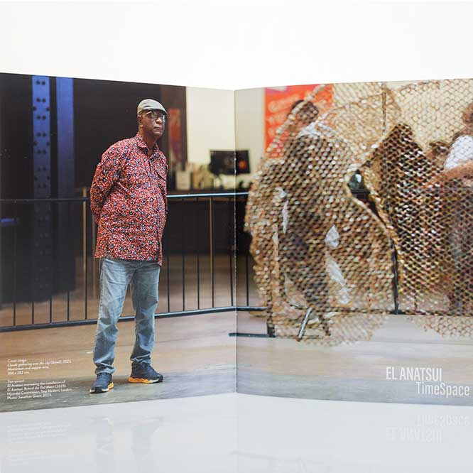 <h2>EL ANATSUI: TIMESPACE CATALOGUE<br>Now available in our online store</h2>
40 pages - £10 (+P&P)