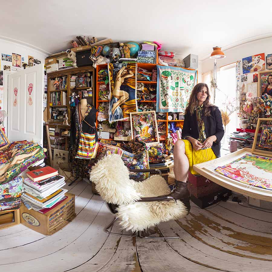 Sylvie Franquet's studio. Photo: © Jonathan Greet.