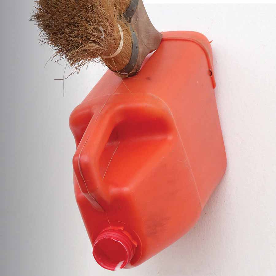 Romuald Hazoumè, Noosa, 2016. Found objects, 38 x 12 x 28 cm.