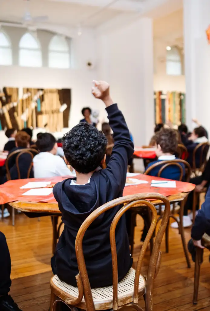 School Workshop at October Gallery, 2025. School Workshop at October Gallery, 2025.