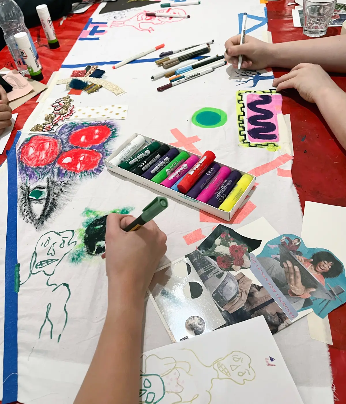 Youth Collective Workshop at October Gallery, 2025. Youth Collective Workshop at October Gallery, 2025.