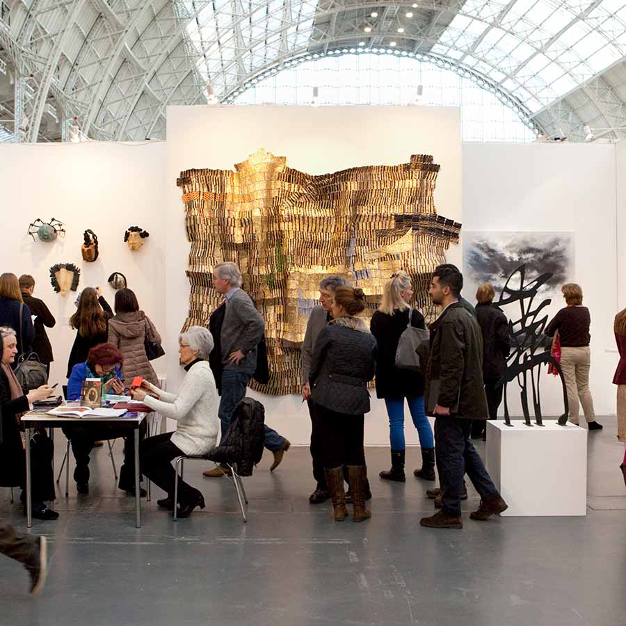 October Gallery Stand at ART13, Olympia Grand Hall, London.