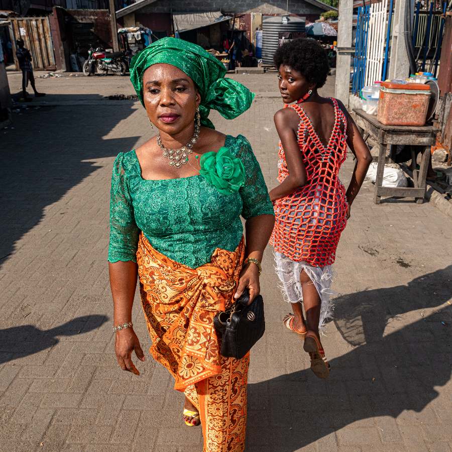 Dafe Oboro, Doris & Mide - Lagos Still Moves (detail), 2020. Giclée print on Hahnemühle FineArt Baryta 325 gsm paper, 56 x 84 cm.
