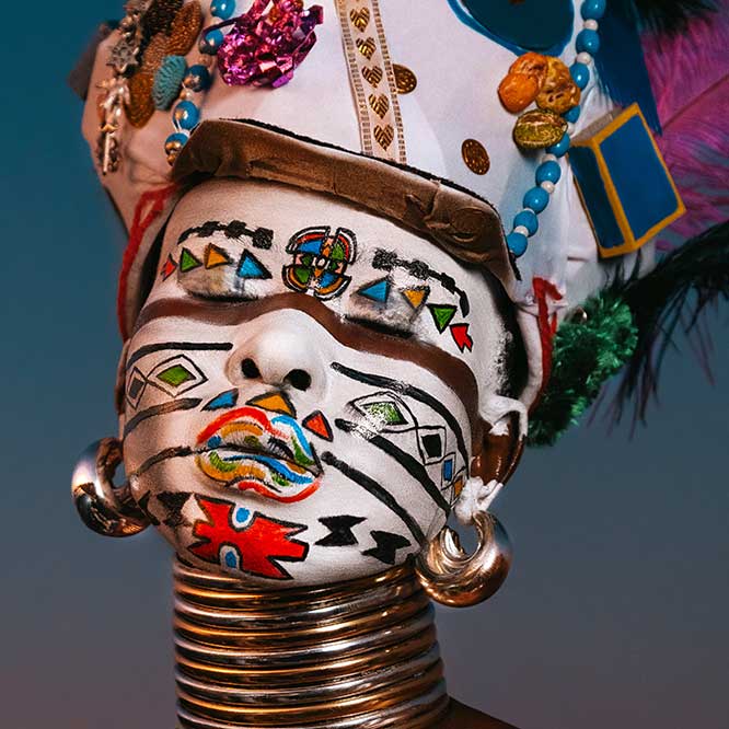 Zana Masombuka, Nges’rhodlweni: Is’memo 5, 2023.Giclée print on Hahnemühle FineArt Baryta 325 gsm paper, 84 x 56 cm.